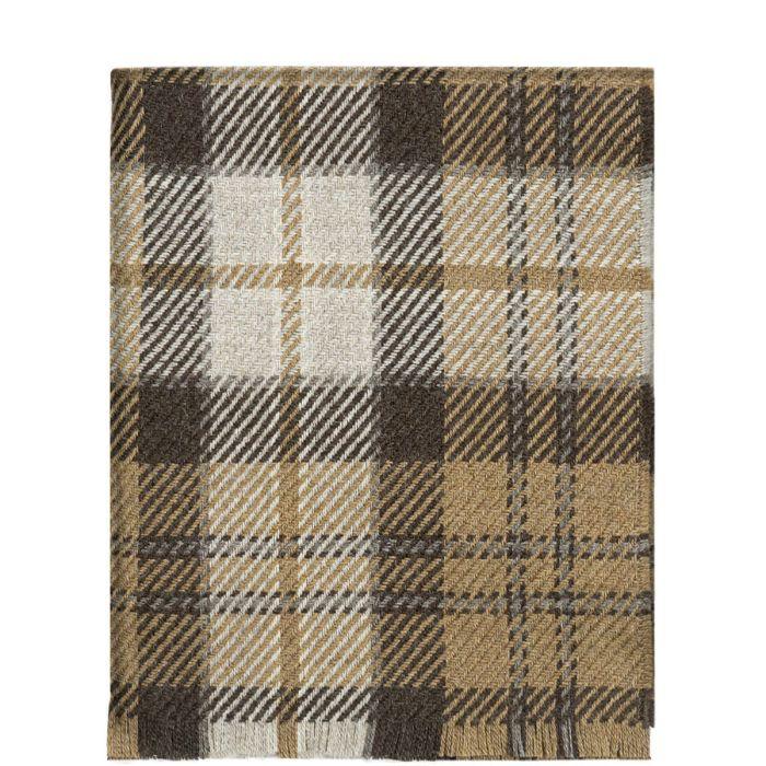 lochcarron of scotland Bracken British Wool Lochaber Pearl Blanket