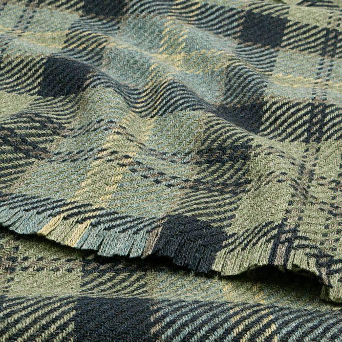 Lochcarron Of Scotland Bracken British Wool Lochaber Sky Blanket