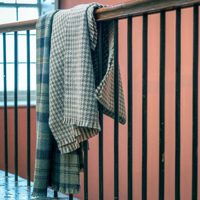 Lochcarron Of Scotland Bracken British Wool Lochaber Sky Blanket