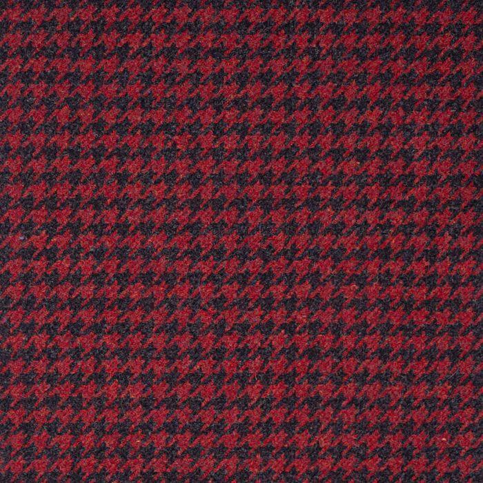 lochcarron of scotland Bracken Graphite Houndstooth Heavyweight Wool Tartan Fabric