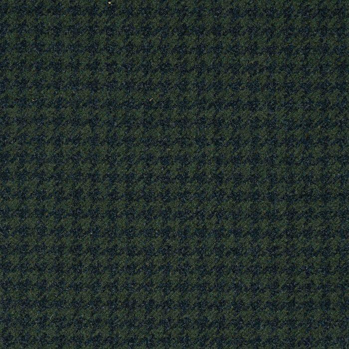 lochcarron of scotland Bracken Olive Houndstooth Heavyweight Wool Tartan Fabric