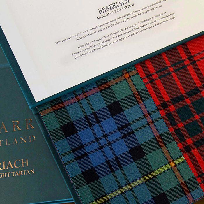 lochcarron of scotland Braeriach 13 oz. Medium Weight Tartan Fabric Sample lochcarron of scotland Braeriach 13 oz. Medium Weight Tartan Fabric Sample
