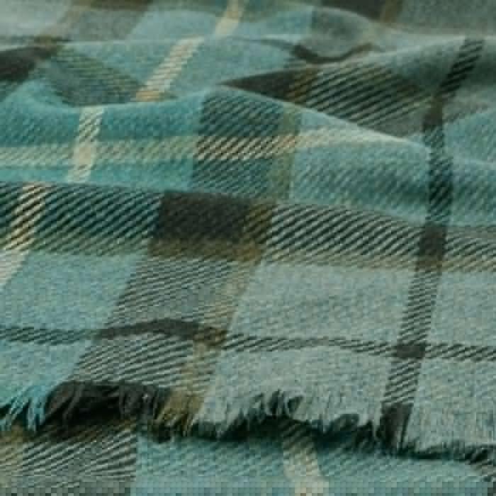Lochcarron Of Scotland Brock Forsyth Mallard Luxury Fine Wool Scarf