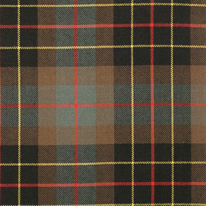 lochcarron of scotland Brodie Hunting Weathered Heavyweight Tartan Fabric