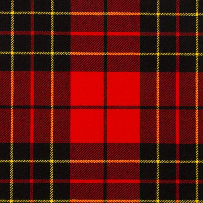 lochcarron of scotland Brodie Red Modern Medium Weight Tartan Fabric