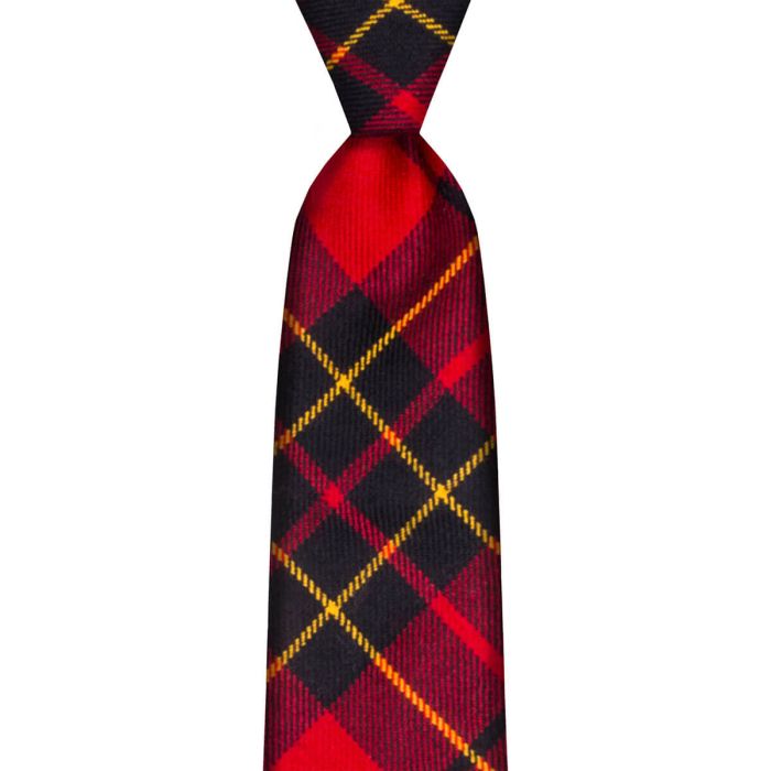 lochcarron of scotland Brodie Red Modern Tartan Tie