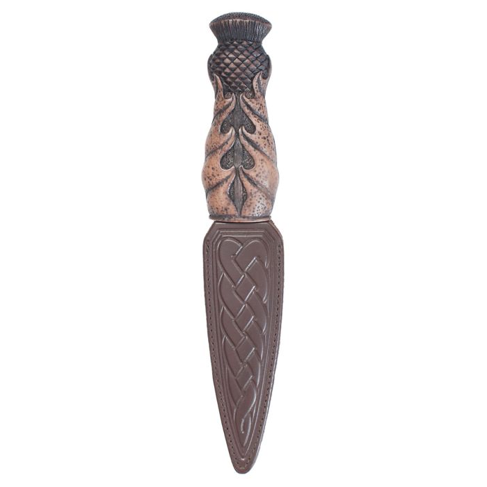 lochcarron of scotland Brown Thistle Daywear Sgian Dubh
