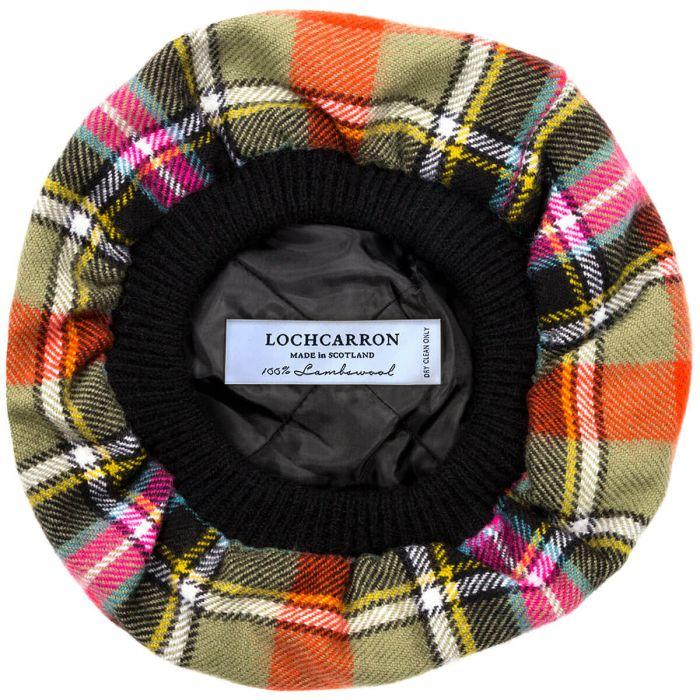 Lochcarron Of Scotland Bruce Of Kinnaird Ancient Tartan Brushed Wool Tam