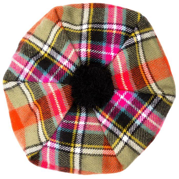 lochcarron of scotland Bruce of Kinnaird Ancient Tartan Brushed Wool Tam