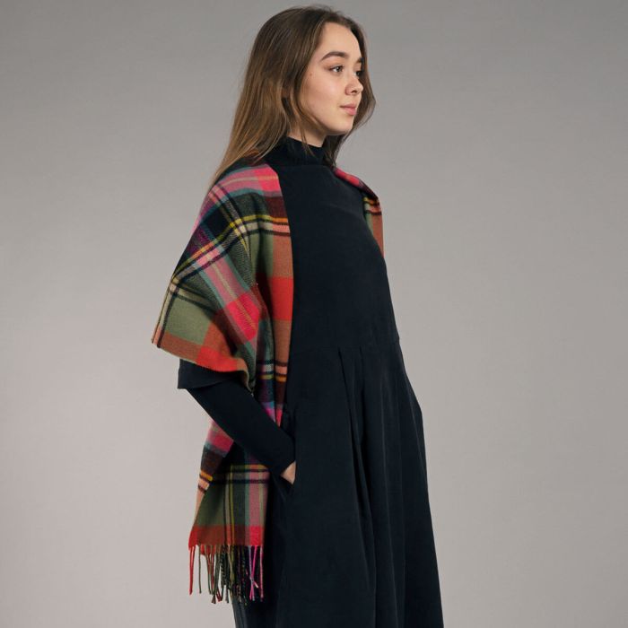 Lochcarron Of Scotland Bruce Of Kinnaird Ancient Tartan Lambswool Stole