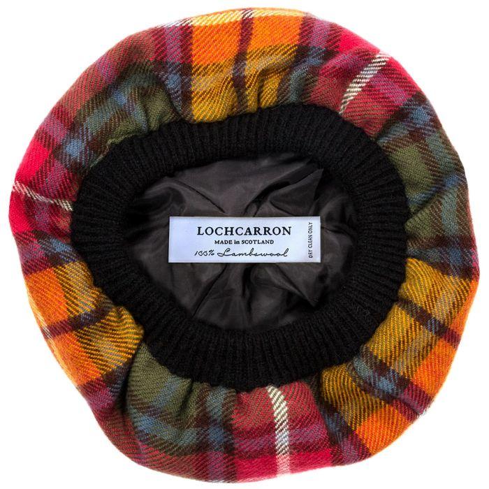 Lochcarron Of Scotland Buchanan Antique Tartan Brushed Wool Tam