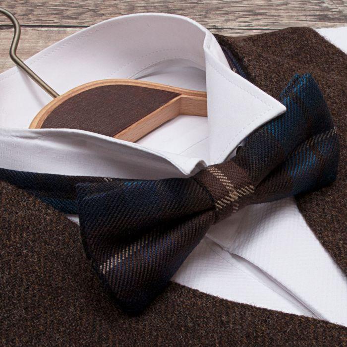 Lochcarron Of Scotland Buchanan Blue Tartan Bow Tie