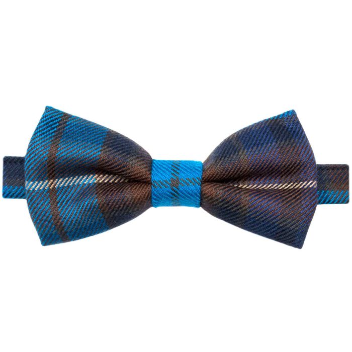 lochcarron of scotland Buchanan Blue Tartan Bow Tie