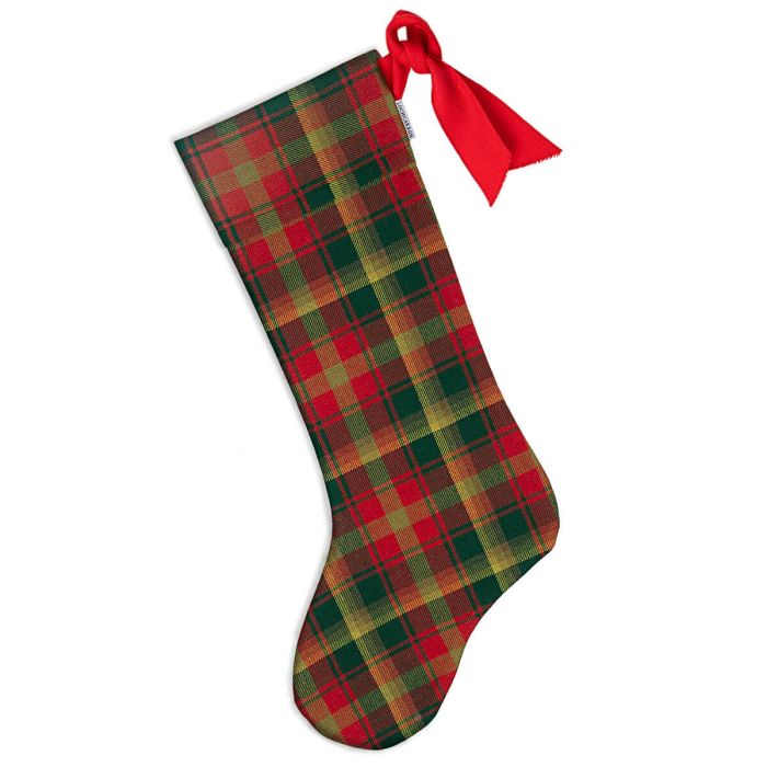 lochcarron of scotland Christmas Stocking - Maple Leaf Canadian