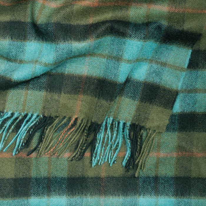 Lochcarron Of Scotland Darwin Gunn Antique Tartan Oversized Lambswool Scarf