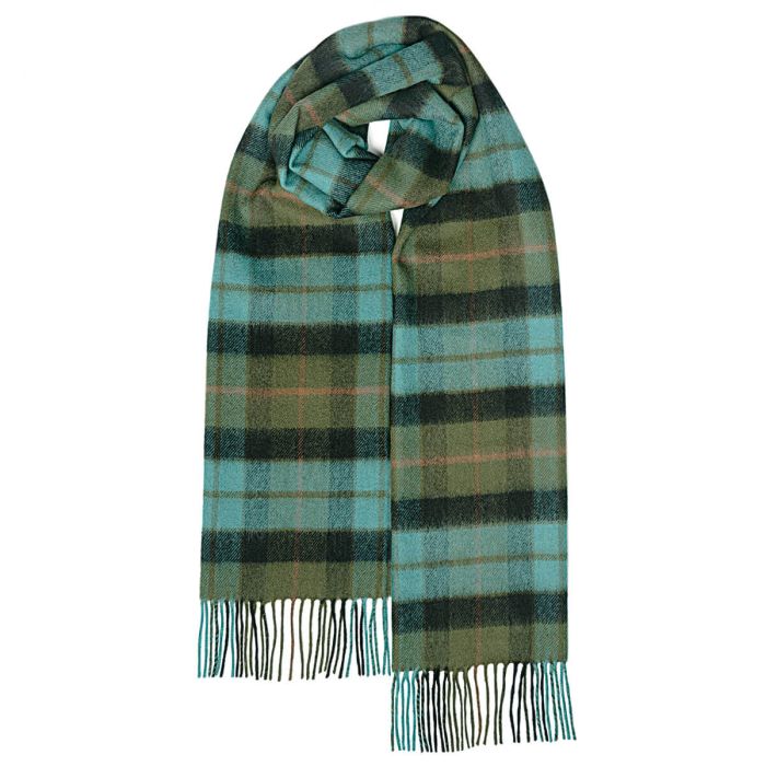 lochcarron of scotland Darwin Gunn Antique Tartan Oversized Lambswool Scarf