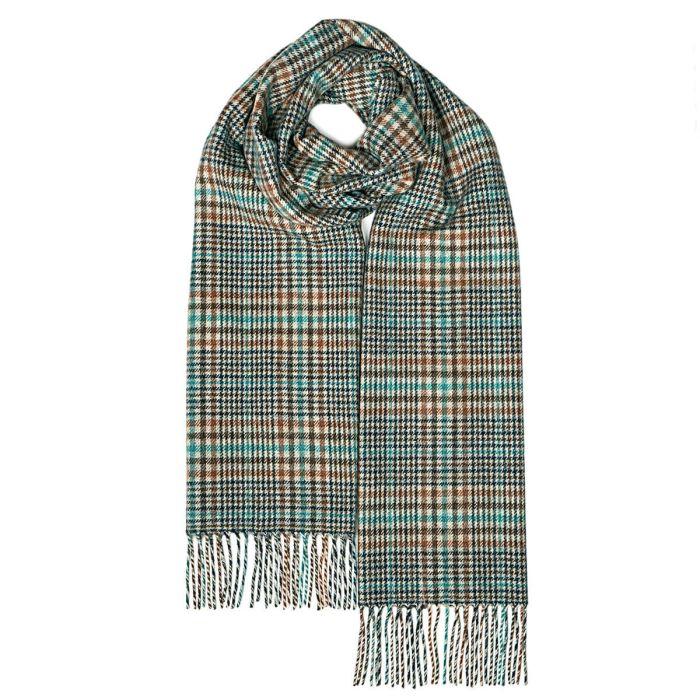 lochcarron of scotland Darwin Lindean Tartan Oversized Lambswool Scarf