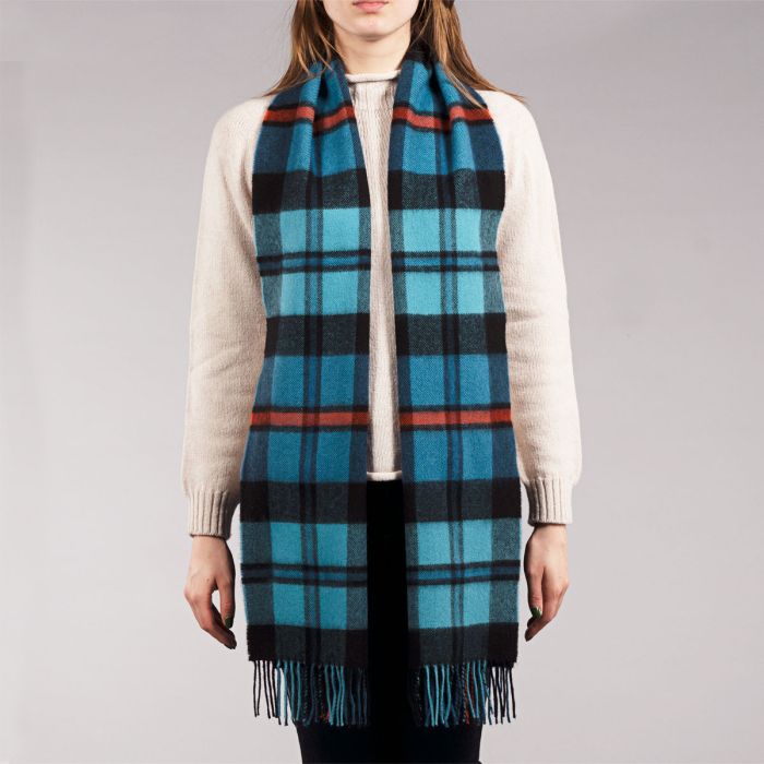 Lochcarron Of Scotland Darwin MacCorquodale Ancient Tartan Oversized Lambswool Scarf