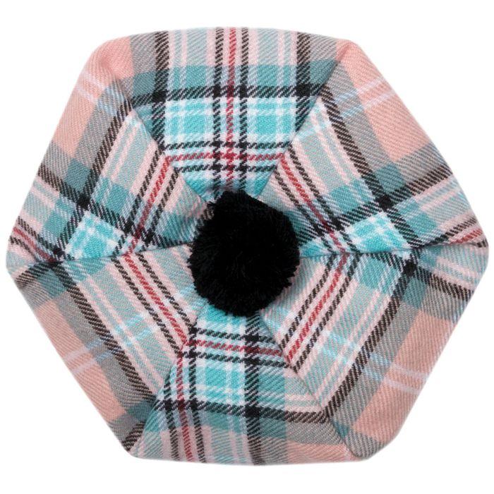 lochcarron of scotland Diana Princess of Wales Memorial Rose Tartan Brushed Wool Tam
