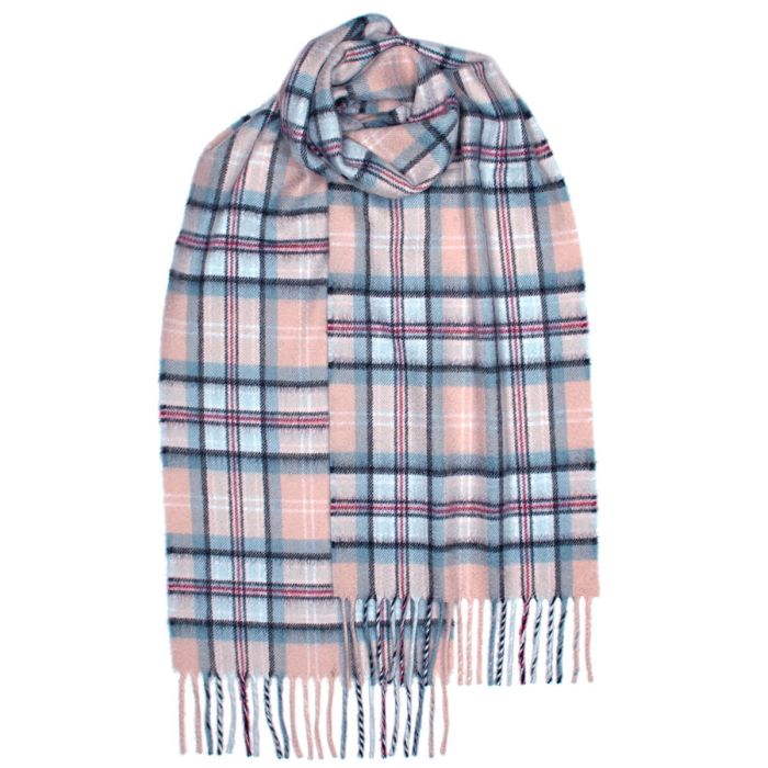 lochcarron of scotland Diana Princess of Wales Memorial Rose Tartan Cashmere Scarf