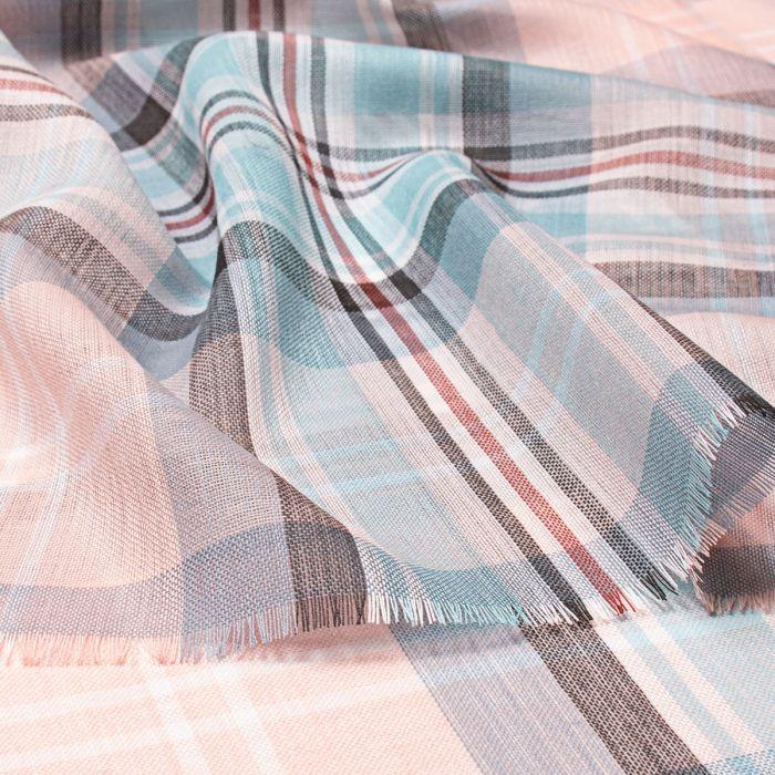 Lochcarron Of Scotland Diana Princess Of Wales Memorial Rose Tartan Extra Fine Merino Stole