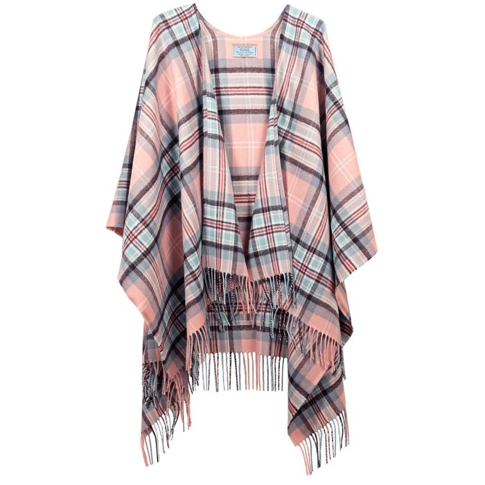 lochcarron of scotland Diana Princess of Wales Memorial Rose Tartan Lambswool Serape
