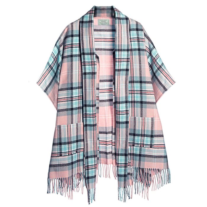 lochcarron of scotland Diana Princess of Wales Memorial Rose Tartan Robyn Lambswool Jacket