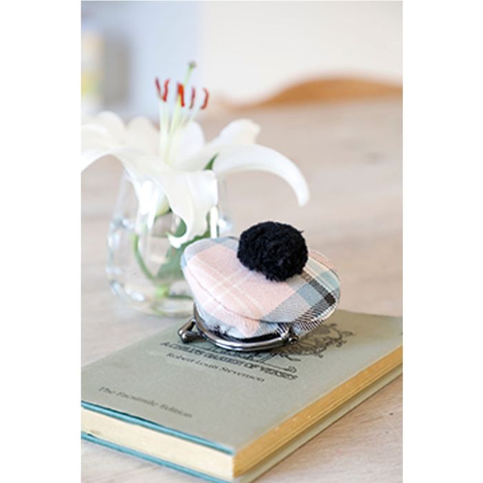 Lochcarron Of Scotland Diana Princess Of Wales Memorial Rose Tartan Tam Purse