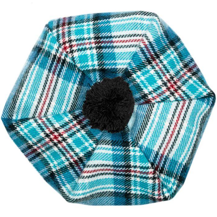 lochcarron of scotland Diana Princess of Wales Memorial Tartan Brushed Wool Tam