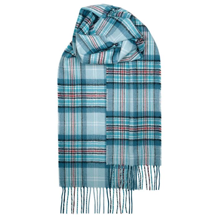 lochcarron of scotland Diana Princess of Wales Memorial Tartan Lambswool Scarf