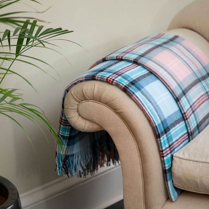 Lochcarron Of Scotland Diana Princess Of Wales Memorial Tartan Lambswool Blanket