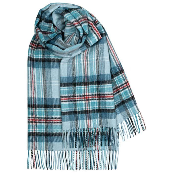 lochcarron of scotland Diana Princess of Wales Memorial Tartan Lambswool Stole