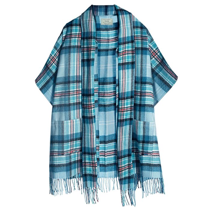 lochcarron of scotland Diana Princess of Wales Memorial Tartan Robyn Lambswool Jacket