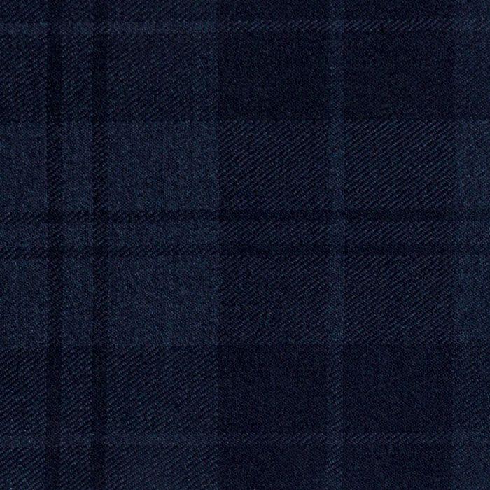 lochcarron of scotland Douglas Dark Navy Medium weight Tartan Fabric
