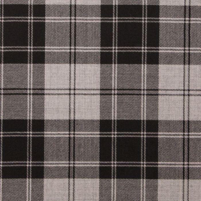 lochcarron of scotland Douglas Grey Lightweight Tartan Fabric