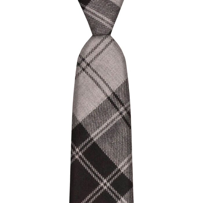 lochcarron of scotland Douglas Grey Modern Tartan Tie