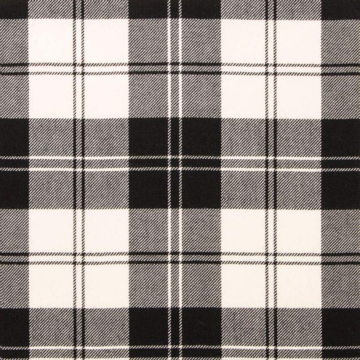 lochcarron of scotland Erskine Black/White Lightweight Tartan Fabric