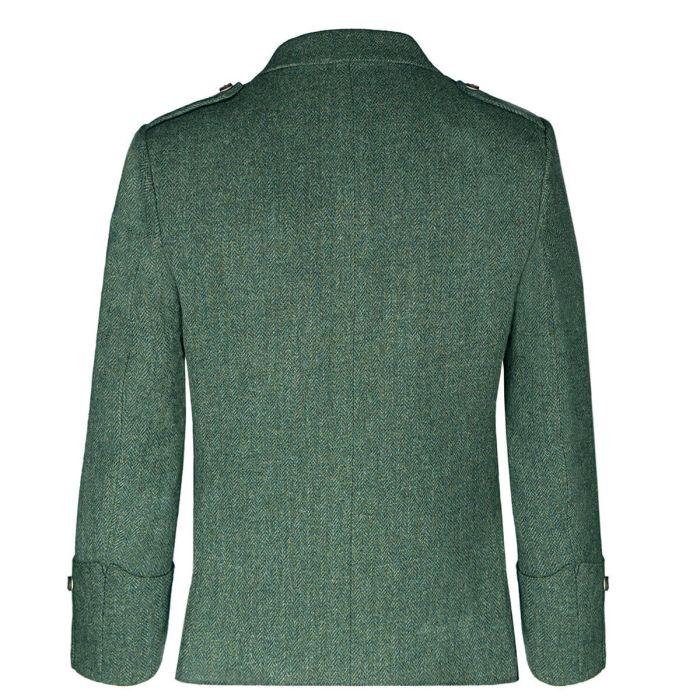 Lochcarron Of Scotland Estate Managers Green Shetland Tweed Argyll Kilt Jacket