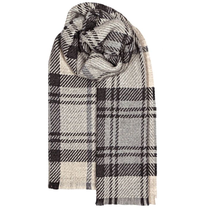 lochcarron of scotland Fearne British Wool Cranston Pearl Scarf