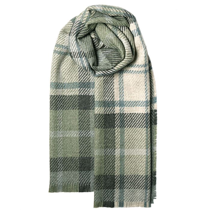 lochcarron of scotland Fearne British Wool Gordon Dress Pearl Scarf