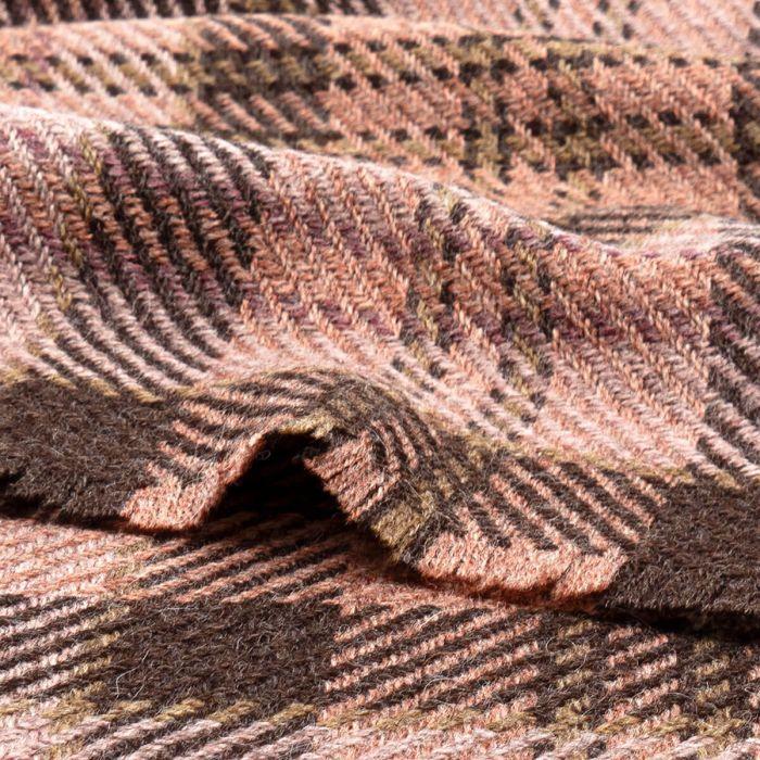 Lochcarron Of Scotland Fearne British Wool Lochaber Blush Scarf