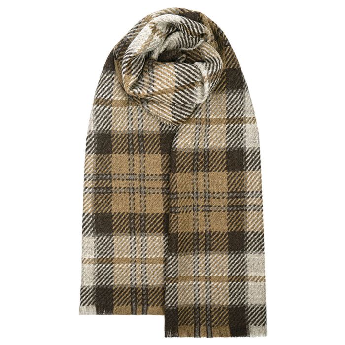 lochcarron of scotland Fearne British Wool Lochaber Pearl Scarf