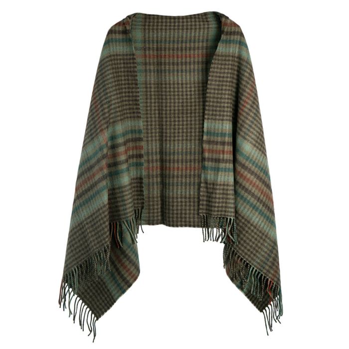 Lochcarron Of Scotland Forth Weathered Glen Check Lambswool Stole