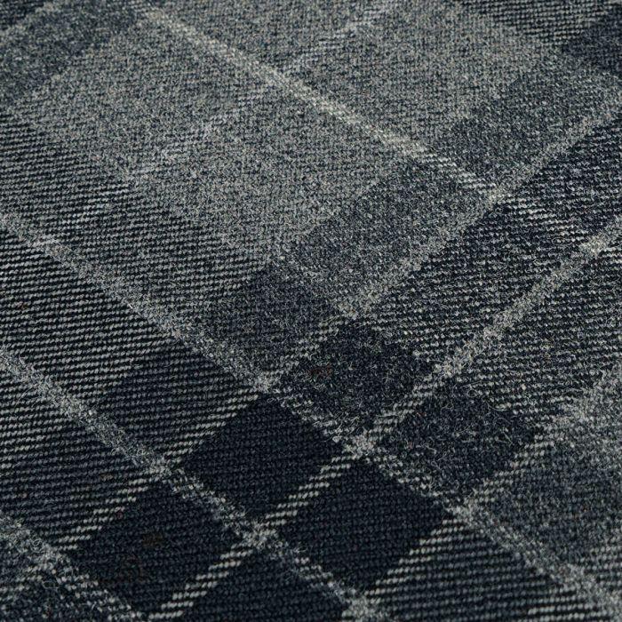Lochcarron Of Scotland Fraser Grey Heavyweight Selkirk Tweed Fabric