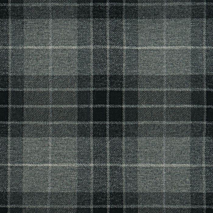 lochcarron of scotland Fraser Grey Heavyweight Selkirk Tweed Fabric