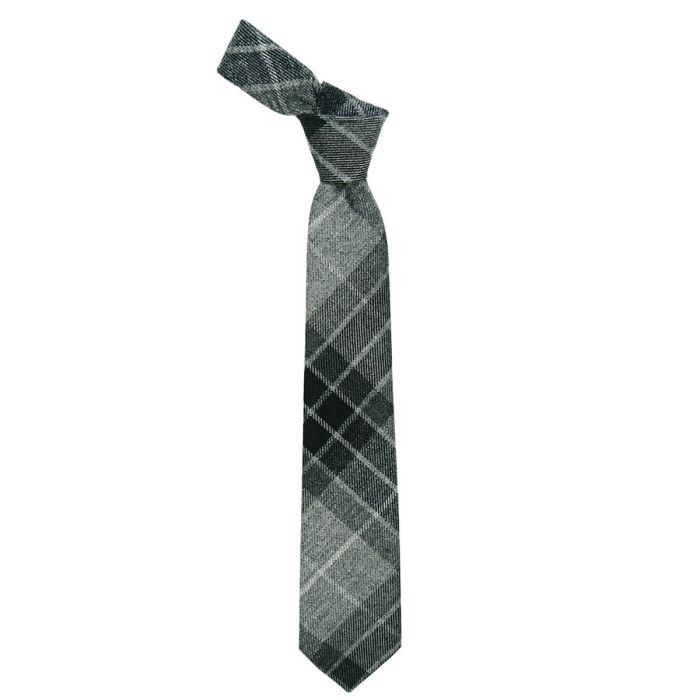 Lochcarron Of Scotland Fraser Grey Selkirk Heavyweight Tweed Tie