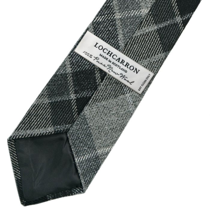 Lochcarron Of Scotland Fraser Grey Selkirk Heavyweight Tweed Tie