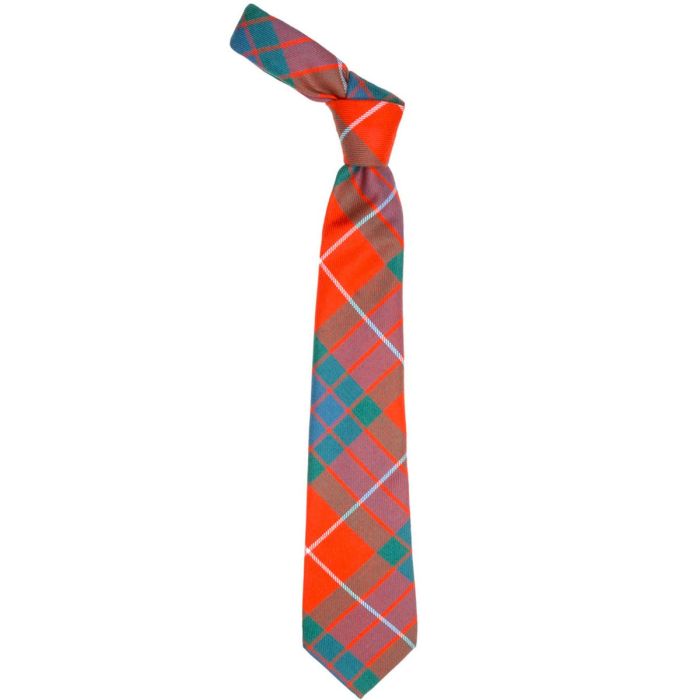 Lochcarron Of Scotland Fraser Red Ancient Tartan Tie