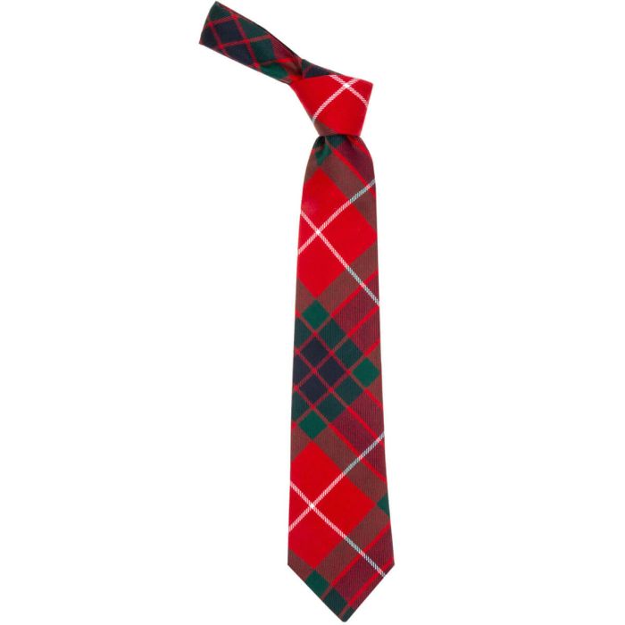 Lochcarron Of Scotland Fraser Red Modern Tartan Tie