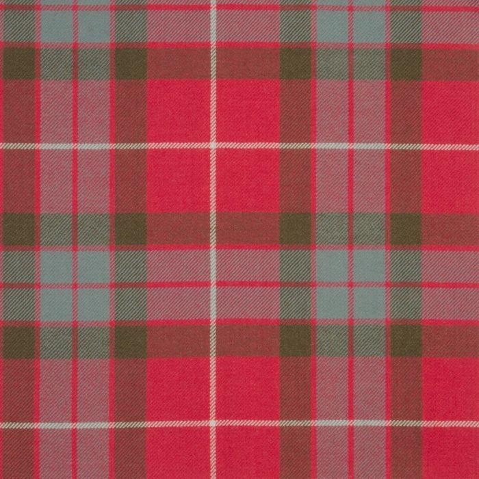 lochcarron of scotland Fraser Red Weathered Lightweight Tartan Fabric